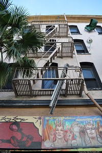 Photo by elki | San Francisco  falling furniture